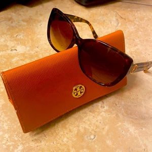 Tory Burch tortoise Sunglasses